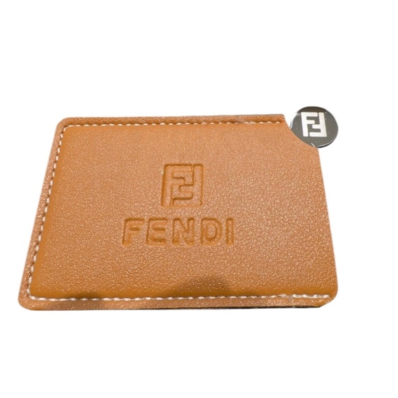 Fendi Leather Mirror & Card Holder - Picture 2 of 4